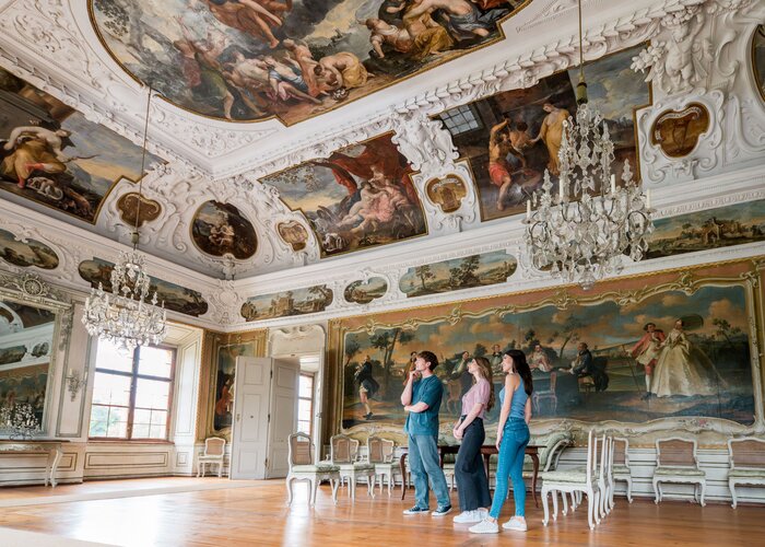 Prunkvoller Planetensaal im Schloss Eggenberg Graz | © Graz Tourismus | Mias Photoart