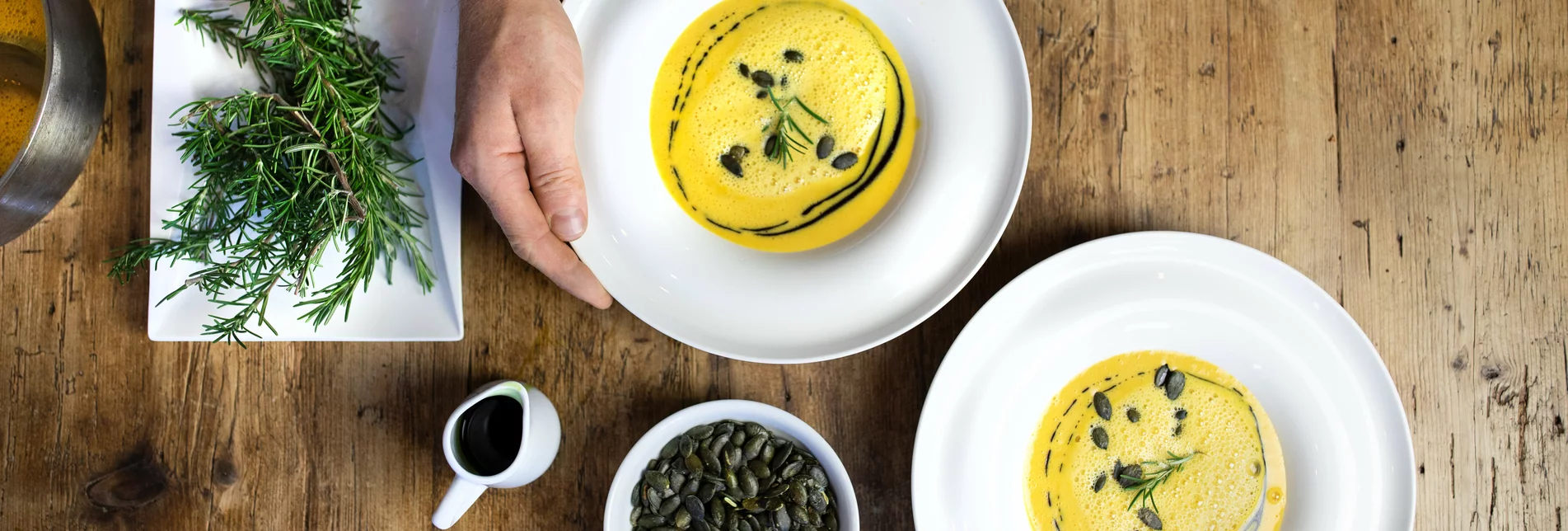 Kürbiscremesuppe in der Gastwirtschaft Tanzmühle | © TVB Südsteiermark | Nadine Geuter Photography