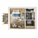 Bild von S, Chalet Studio Klassik mit Frühstück ab 6 Nächte